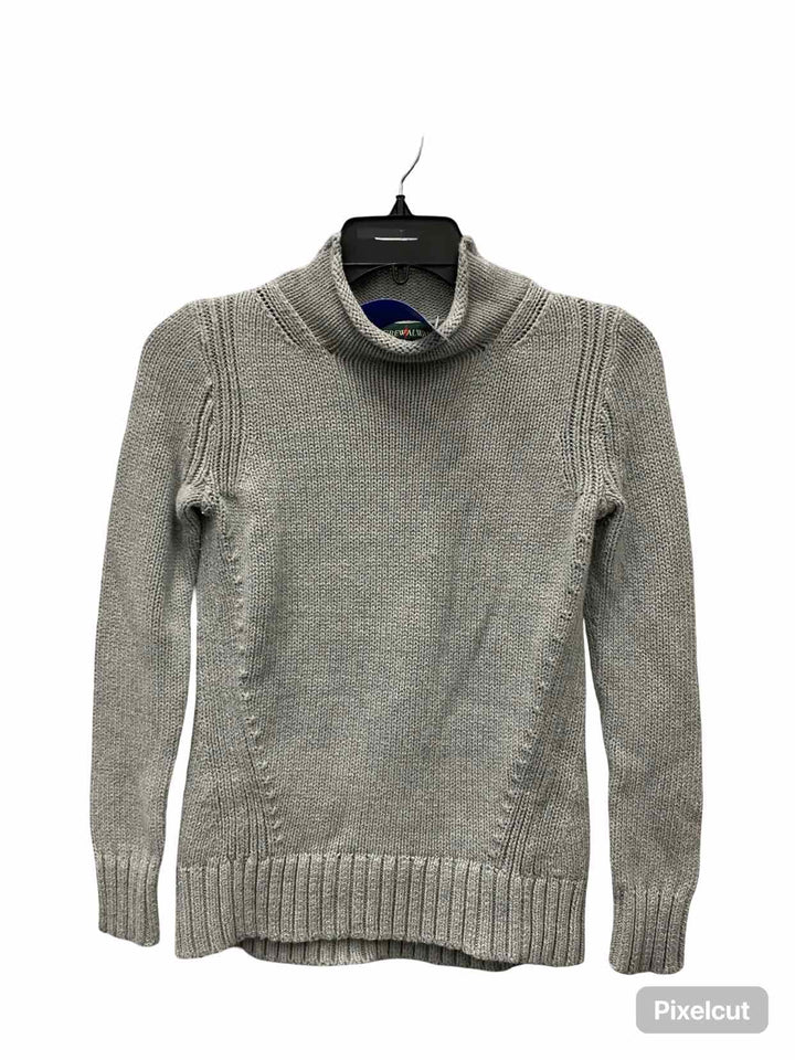 J Crew Size XXS Gray Knit 100% cotton Sweater