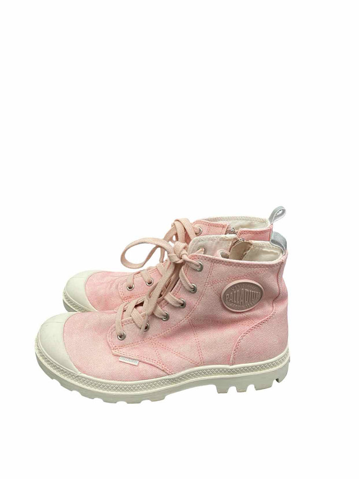 Palladium Shoe Size 8 Pink Canvas Pampa Hi Sneakers