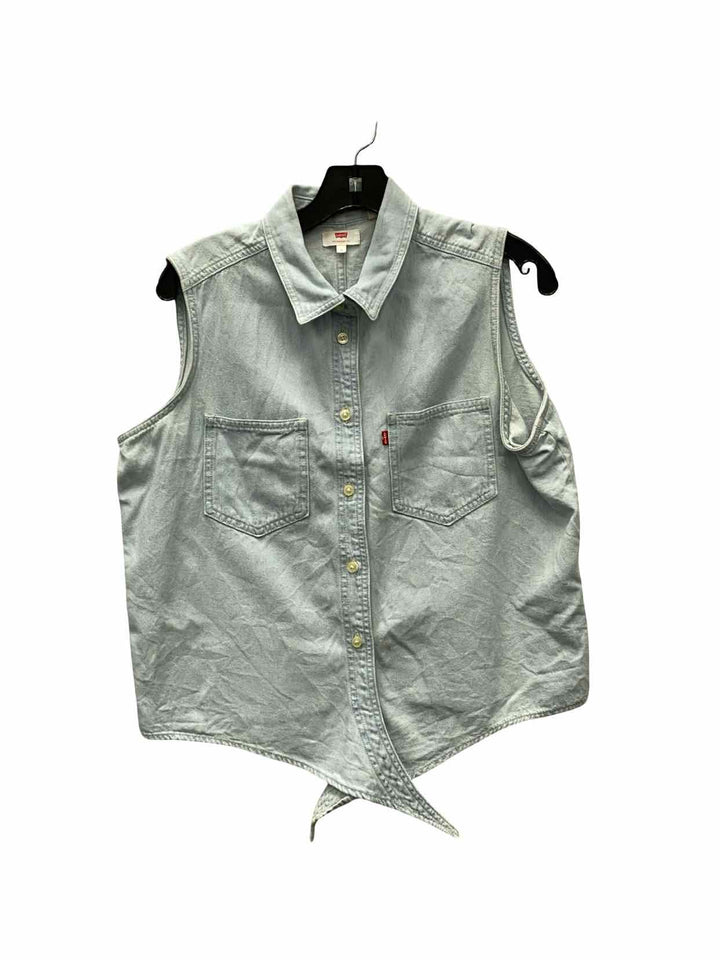 Levi's Size M Blue Denim Tank Top