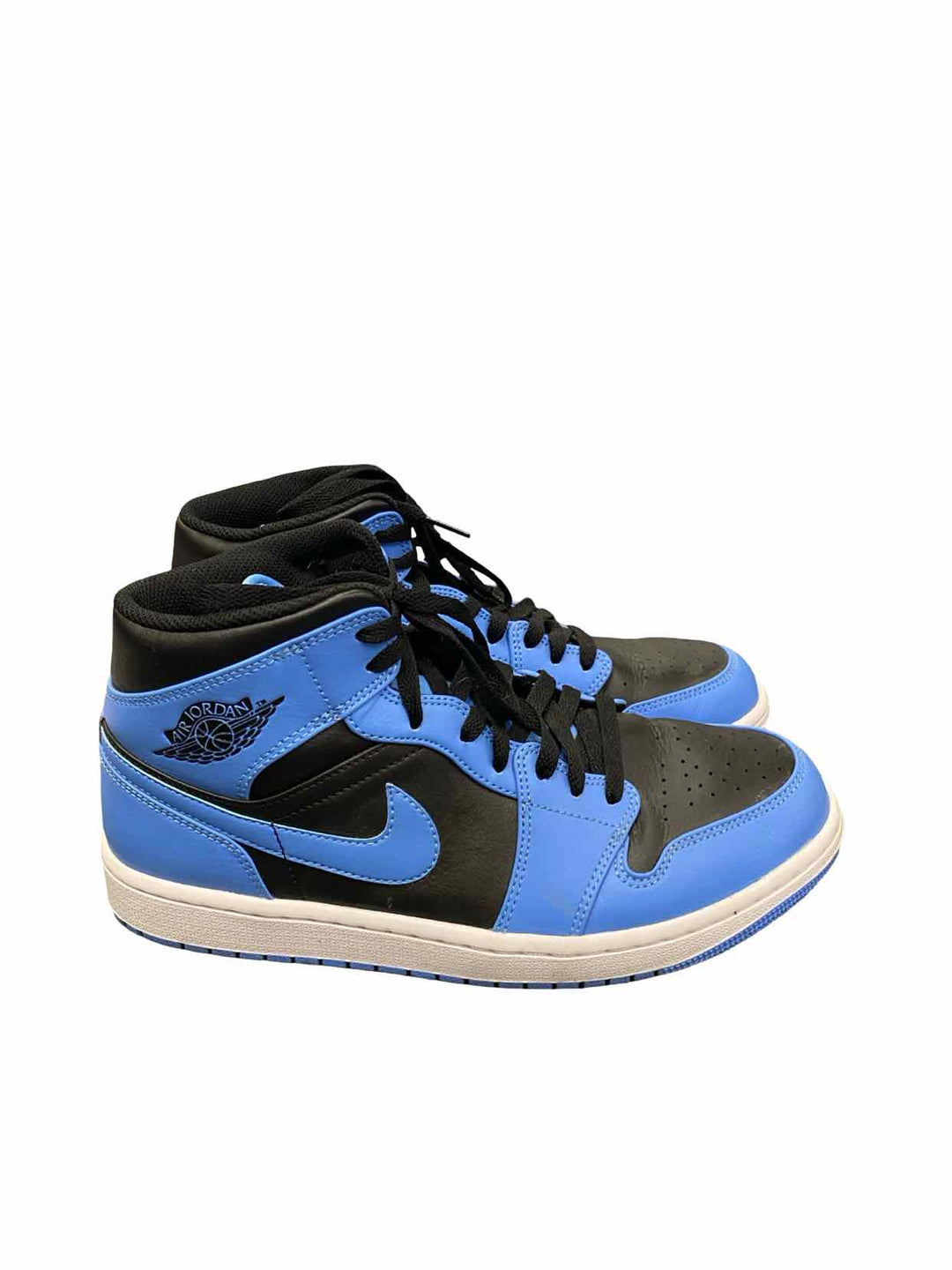 Nike Shoe Size 43 Blue Black Air Jordan 1 Mid-top Sneakers