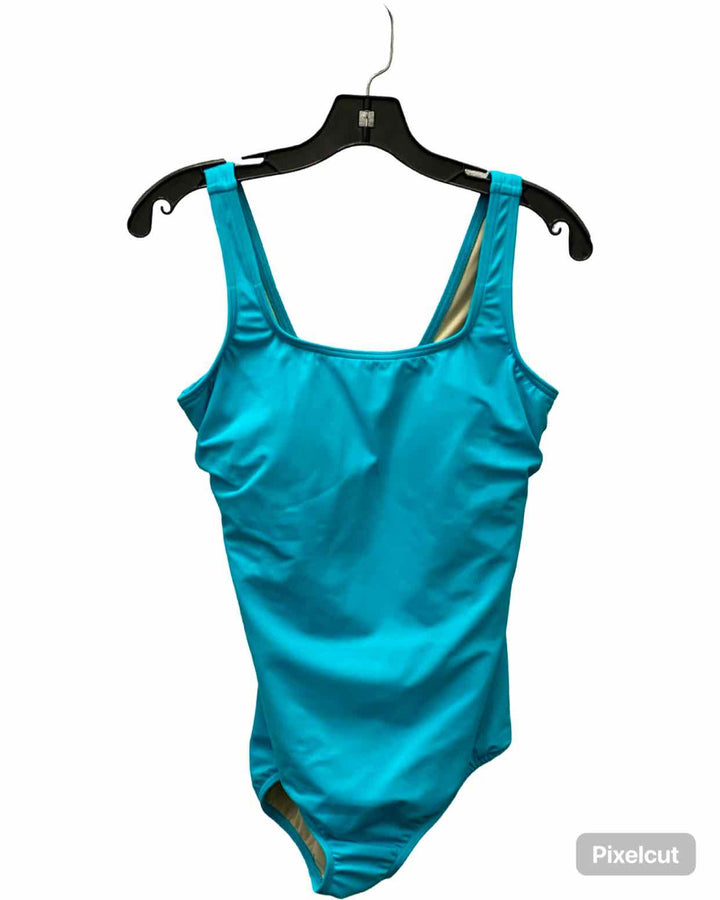 Lands End Size 12 Aqua Swimsuit