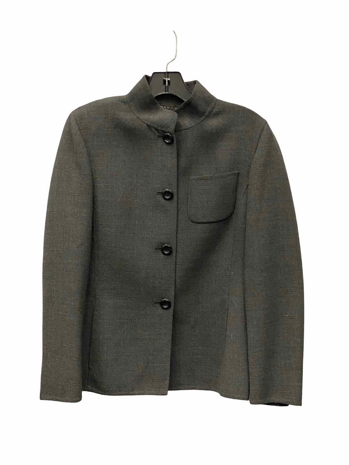 Dana Buchman Size 6 Gray 100% Wool Jacket