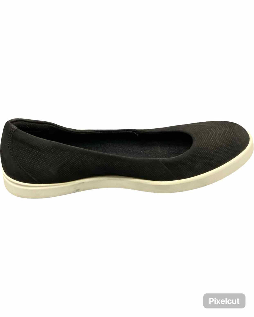 Ecco Shoe Size 40 Black Leather Flats