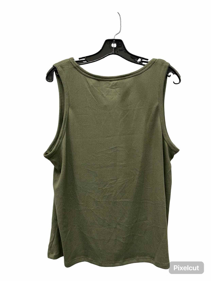Live 2 Lounge Size XL Green Tank Top