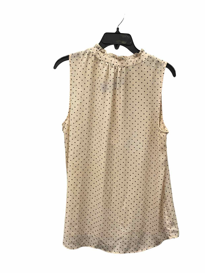 41 Hawthorn Size L Beige Black Dots Tank Top