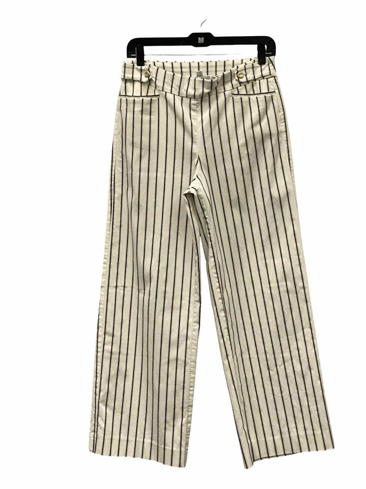 Chico's Size 8T White Stripe Pants