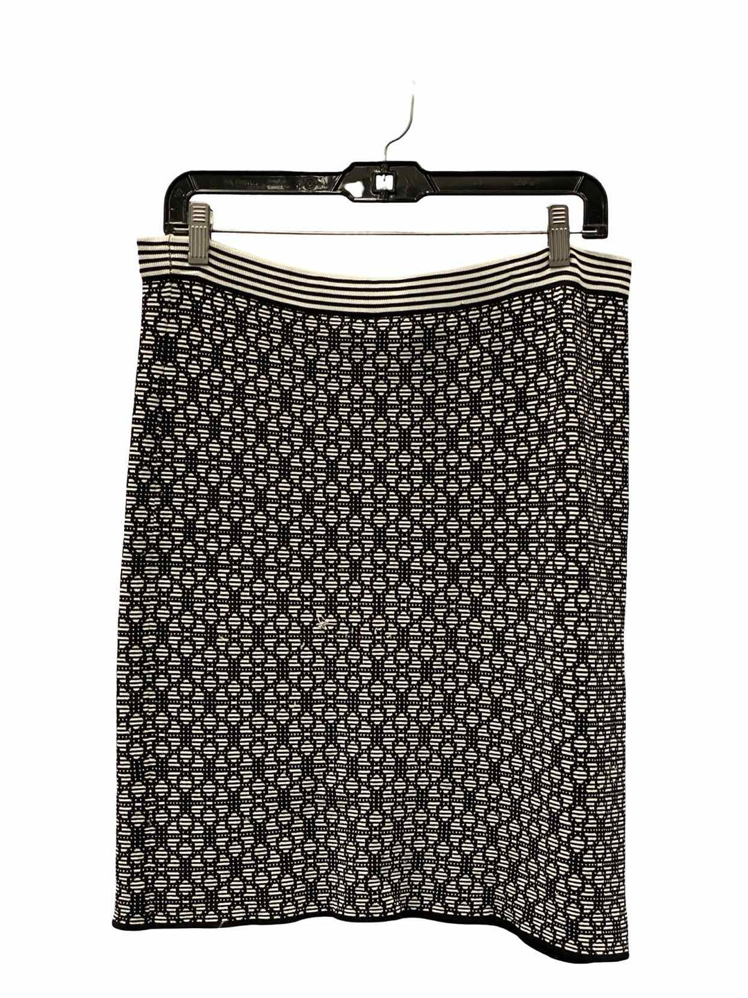 Nanette Lepore Size M Black White Print Skirt