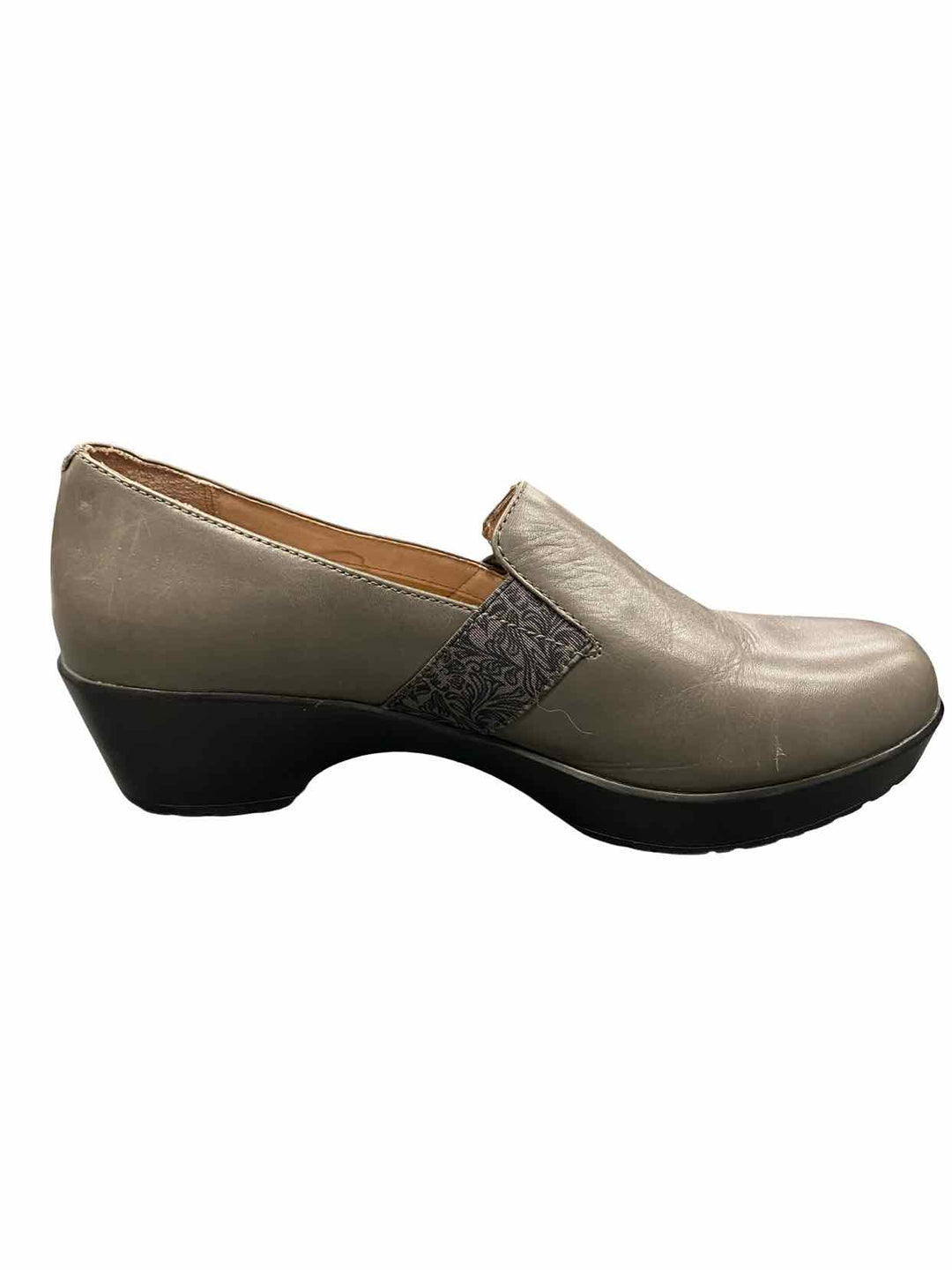 Dansko Shoe Size 41 Gray Leather Loafers