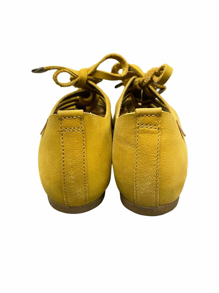 El Naturalista Shoe Size 38 Yellow Leather Stella ND52 Sandals