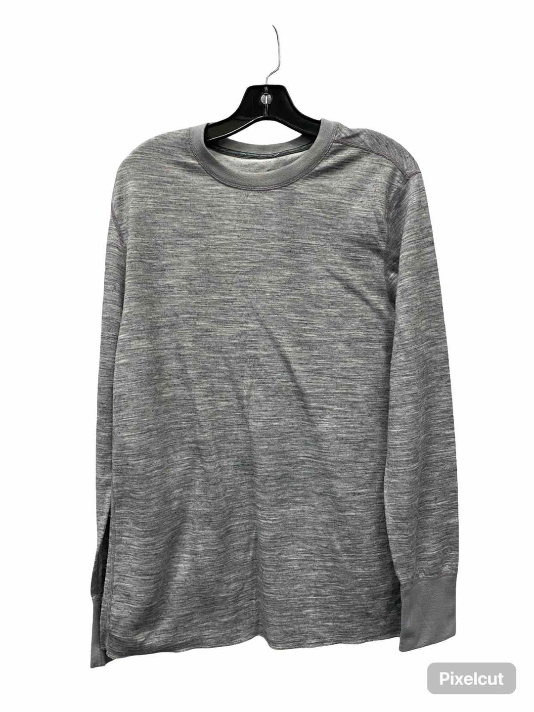 Terramar Size L Gray Long Sleeve Shirts