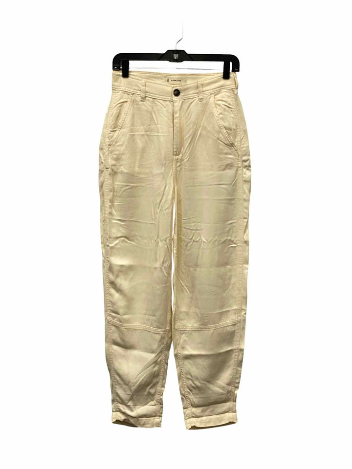Everlane Size 0 Cream Pants