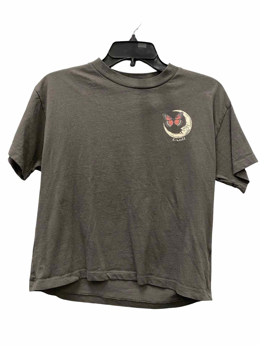 O'Neill Size XS Black Butterfly Short Sleeve Shirts