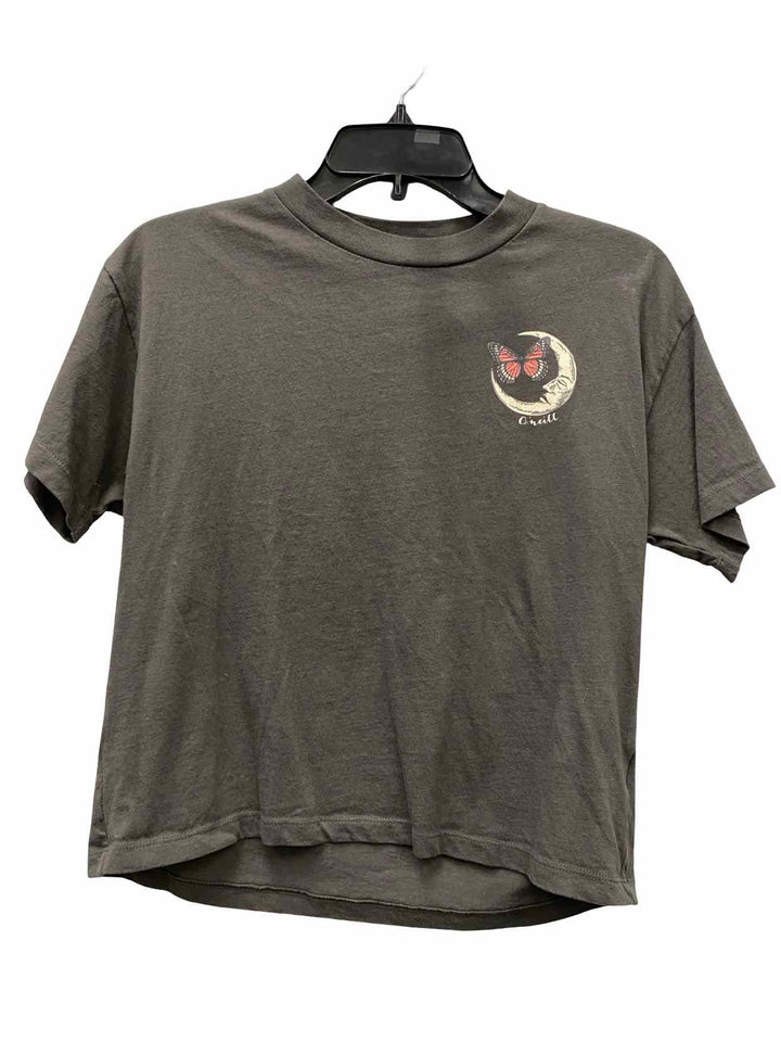 O'Neill Size XS Black Butterfly Short Sleeve Shirts
