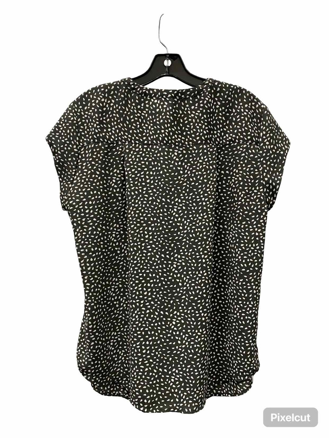 fun2fun Size XL Gray Print Short Sleeve Shirts