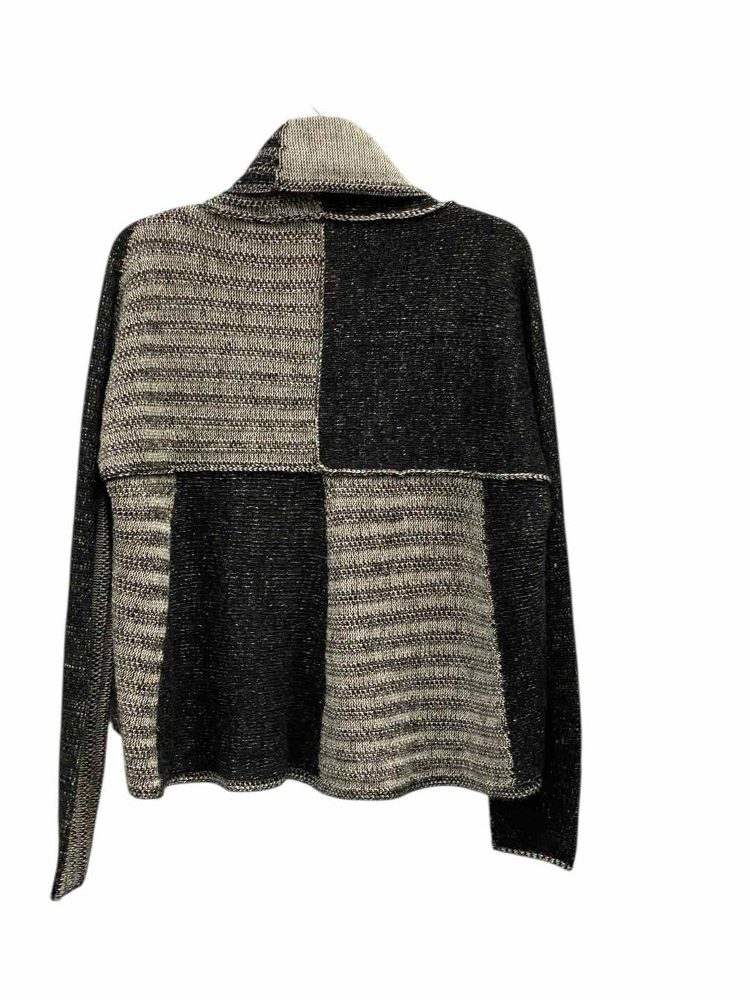 Cabi Size L Black Grey Sweater
