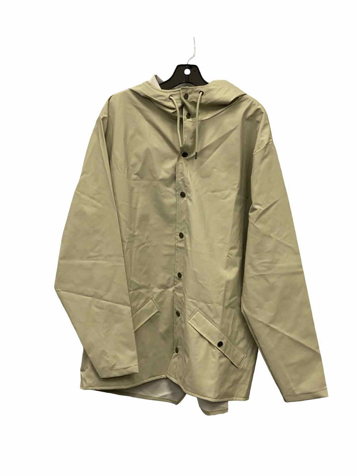 RAINS Size L Grey Coat(Long)