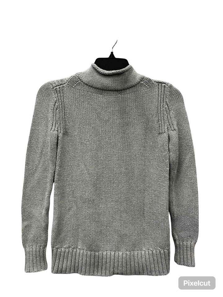 J Crew Size XXS Gray Knit 100% cotton Sweater