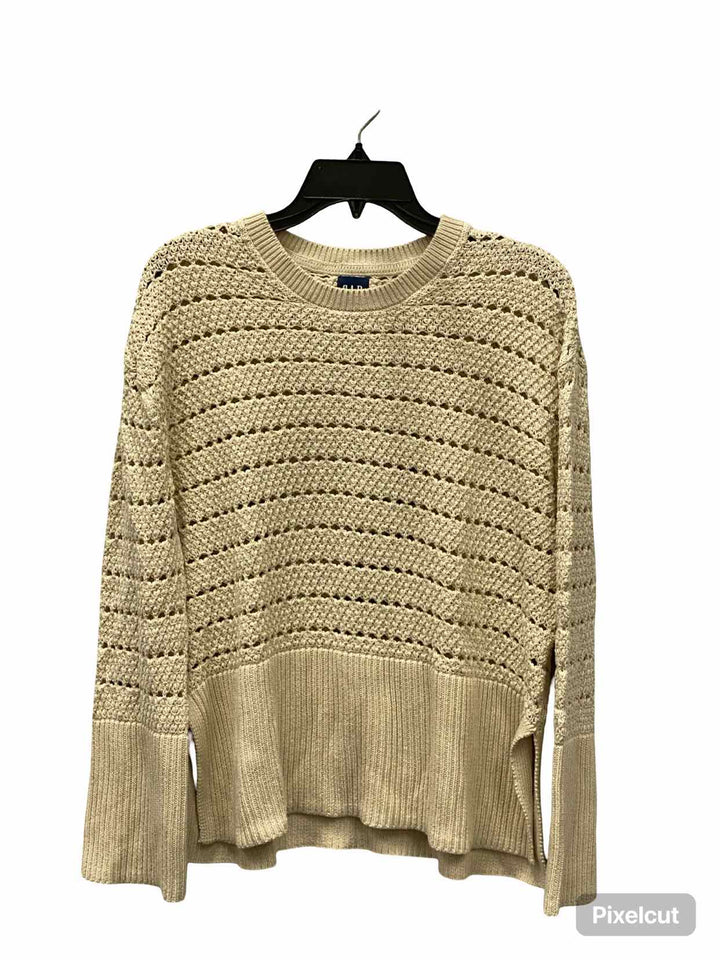 Gap Size S Cream 100% cotton Sweater