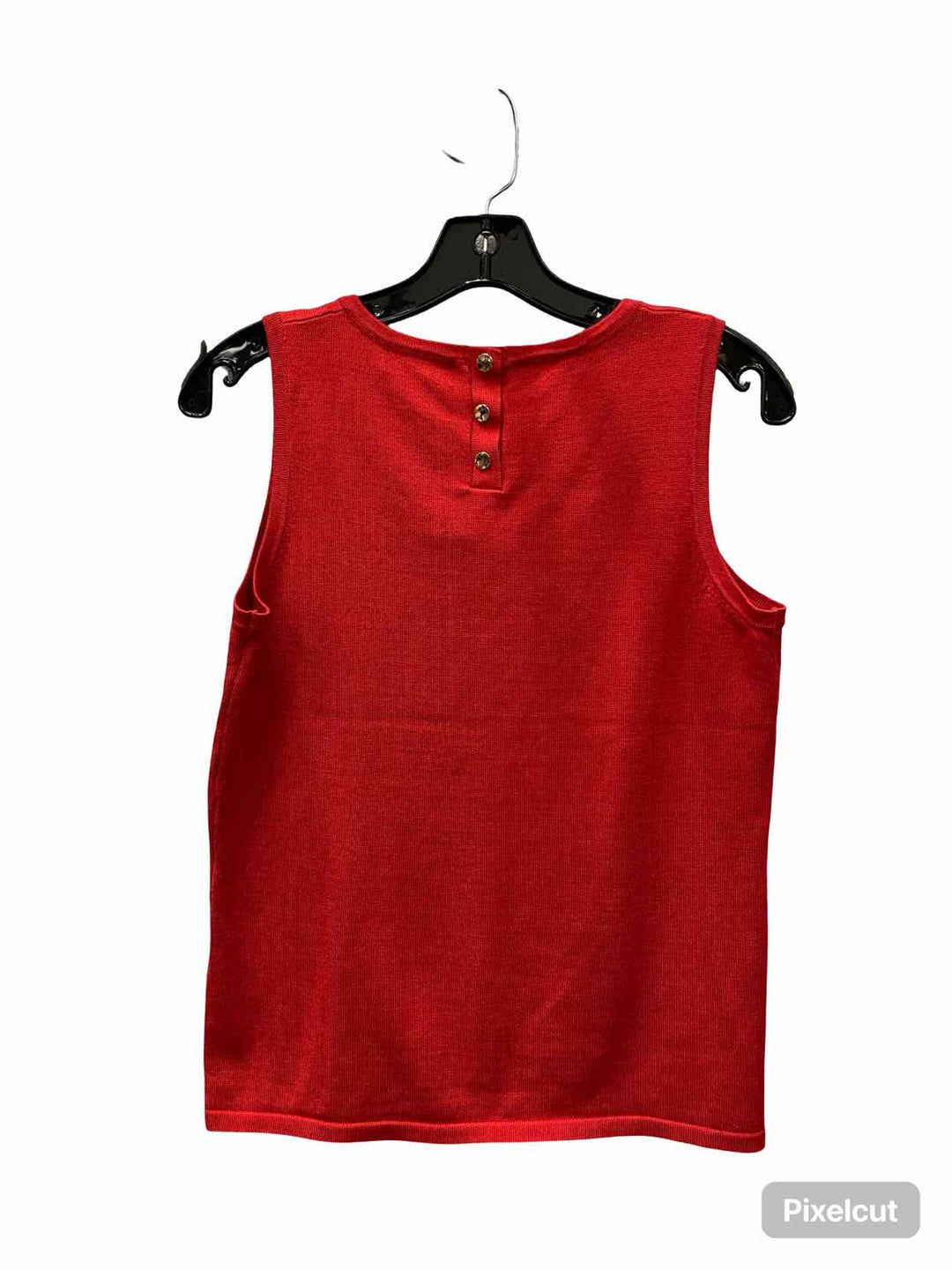 Tahari Size S Red Knit Tank Top