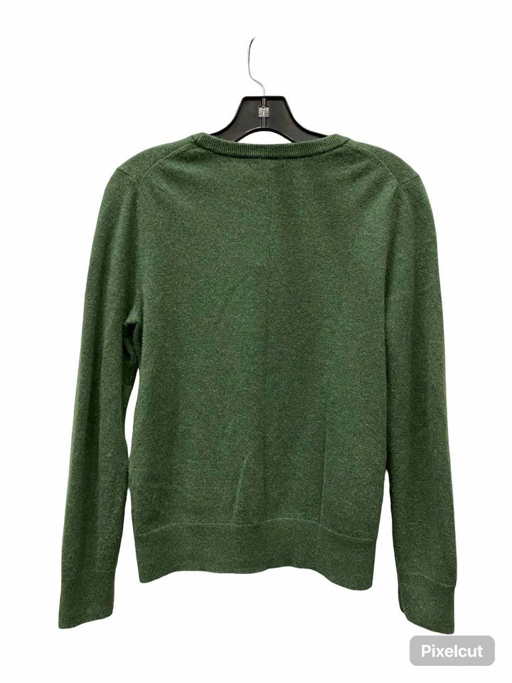 Quince Size M Green Cashmere Sweater