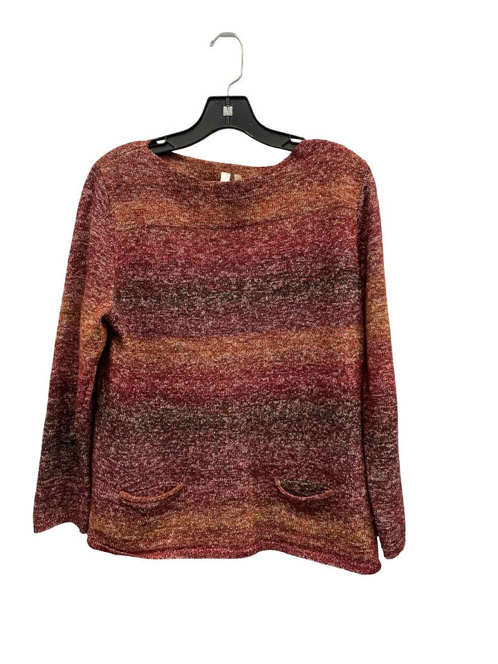 NY COLLECTION Size XLP Red 54% Cotton Sweater