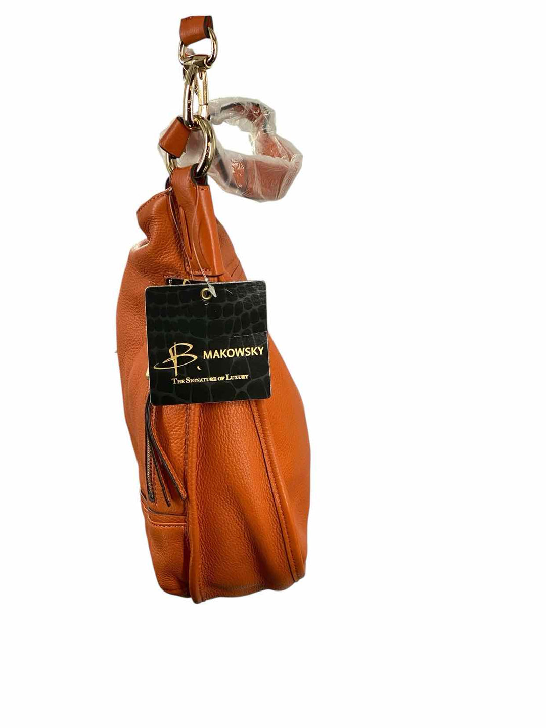 B Makowsky Orange NWT Purse