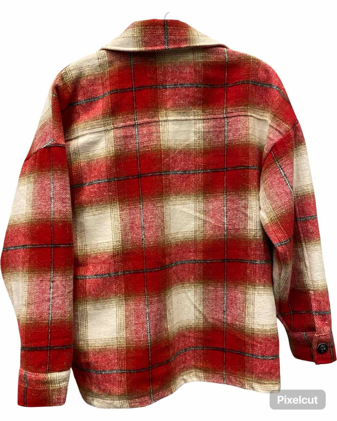 C by One Size XS Red White Plaid Jacket (Outdoor)