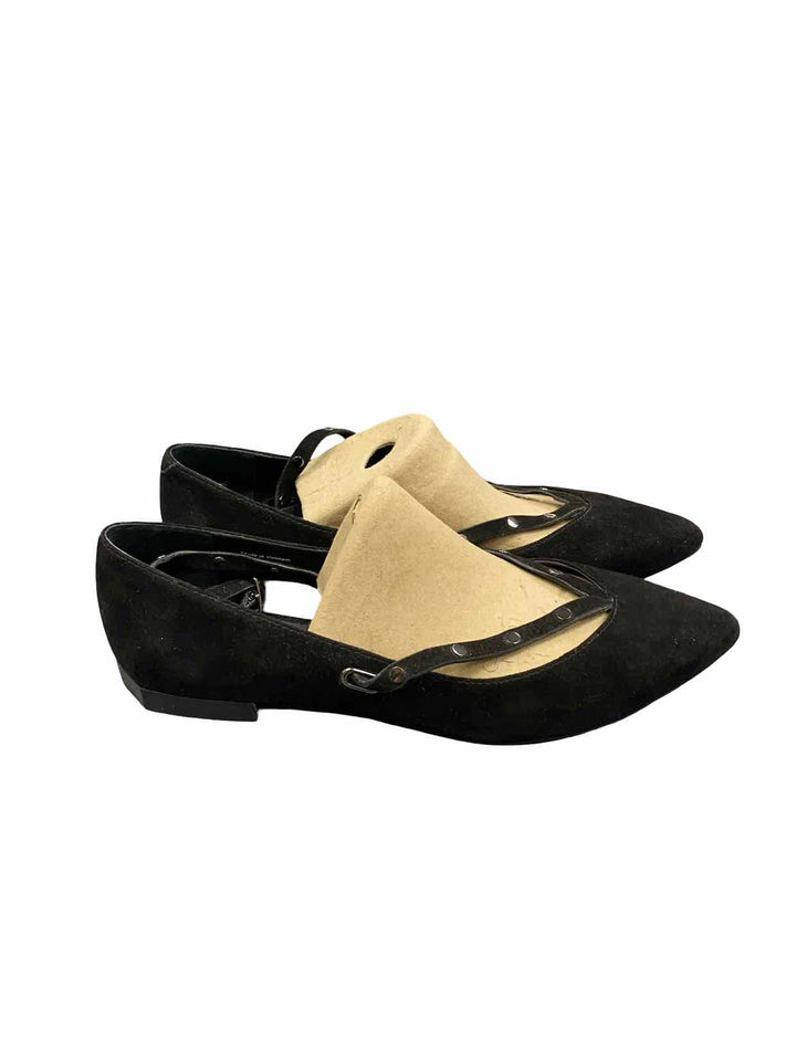 Rebecca Minkoff Shoe Size 7.5 Black Faye Pointed Toe Ballet Flats