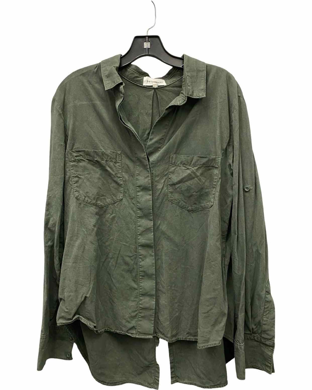 Bella Dahl Size XL Green Long Sleeve Shirts
