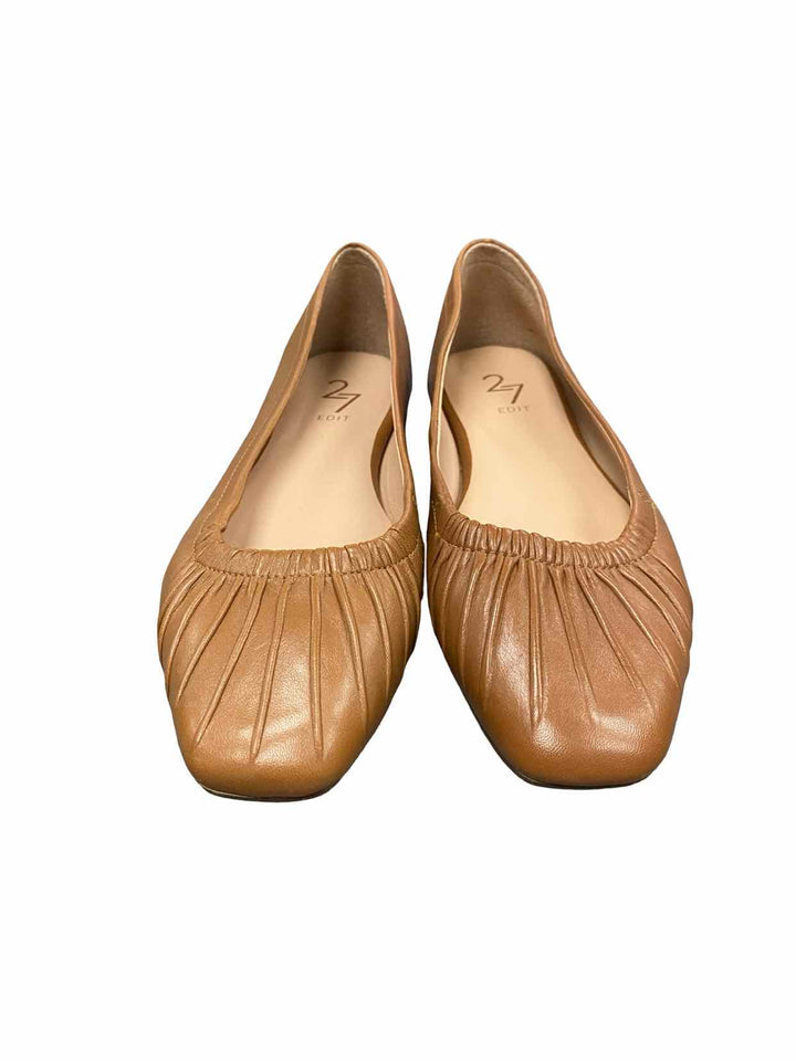 Naturalizer Shoe Size 7 Brown Leather Upper 27 Edit Carla Flats
