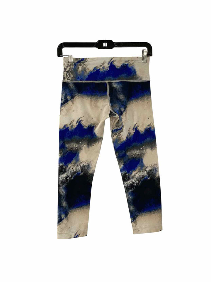 Lululemon Size 4 Blue White Print Athletic Pants