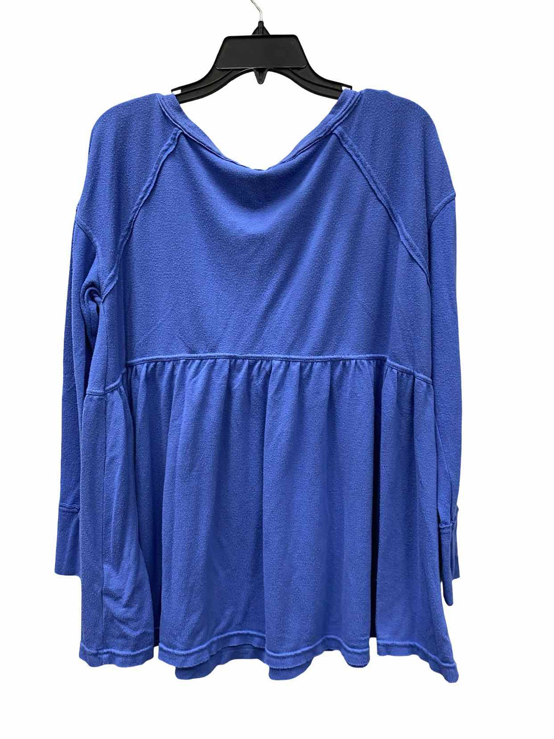 Free People Size M Blue tunic Long Sleeve Shirts