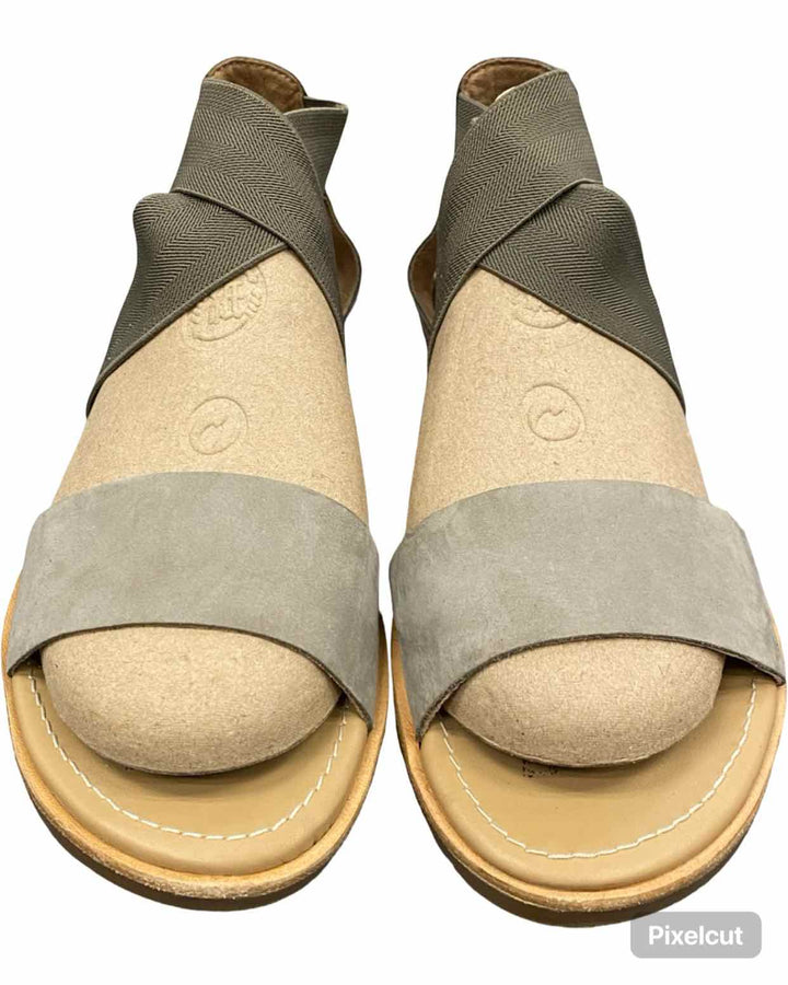 Sorel Shoe Size 9 Olive Leather Ella III Sandals
