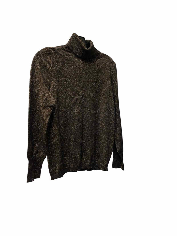 Chico's Size S Black Gold Long Sleeve Shirts