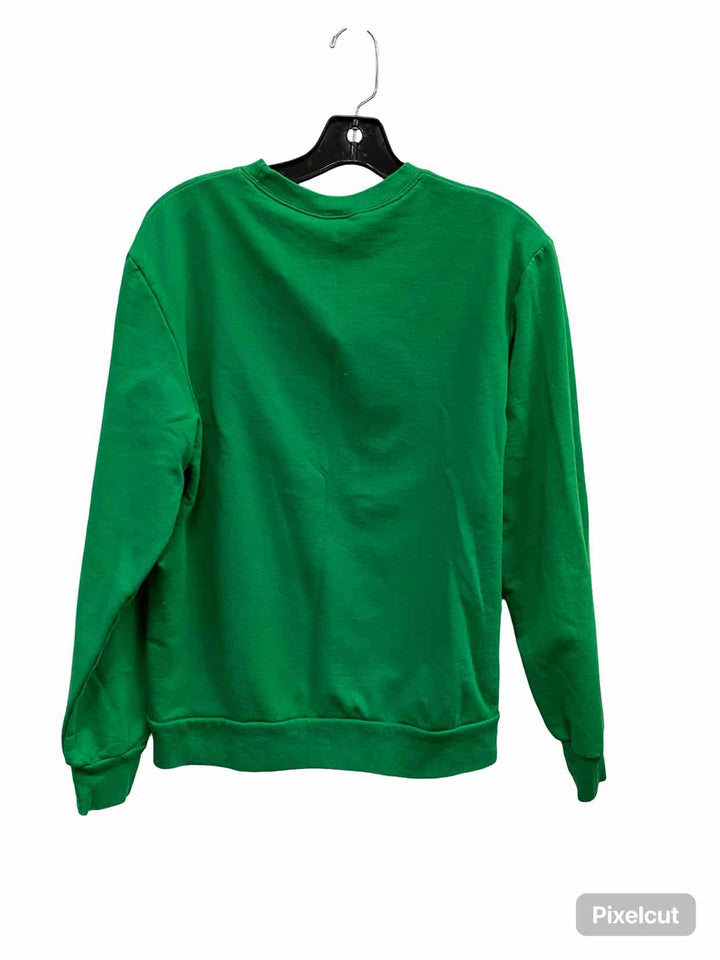 Fifth Sun Size S Green Christmas Sweatshirt