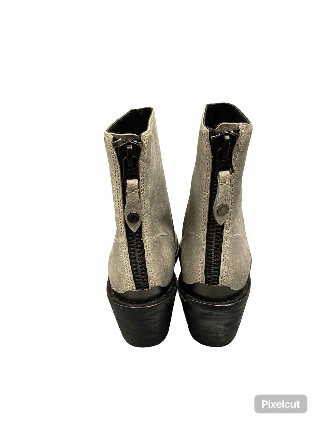 Rag & Bone Shoe Size 39.5 Gray Waxed Calf Suede Bristol Boots(Ankle)