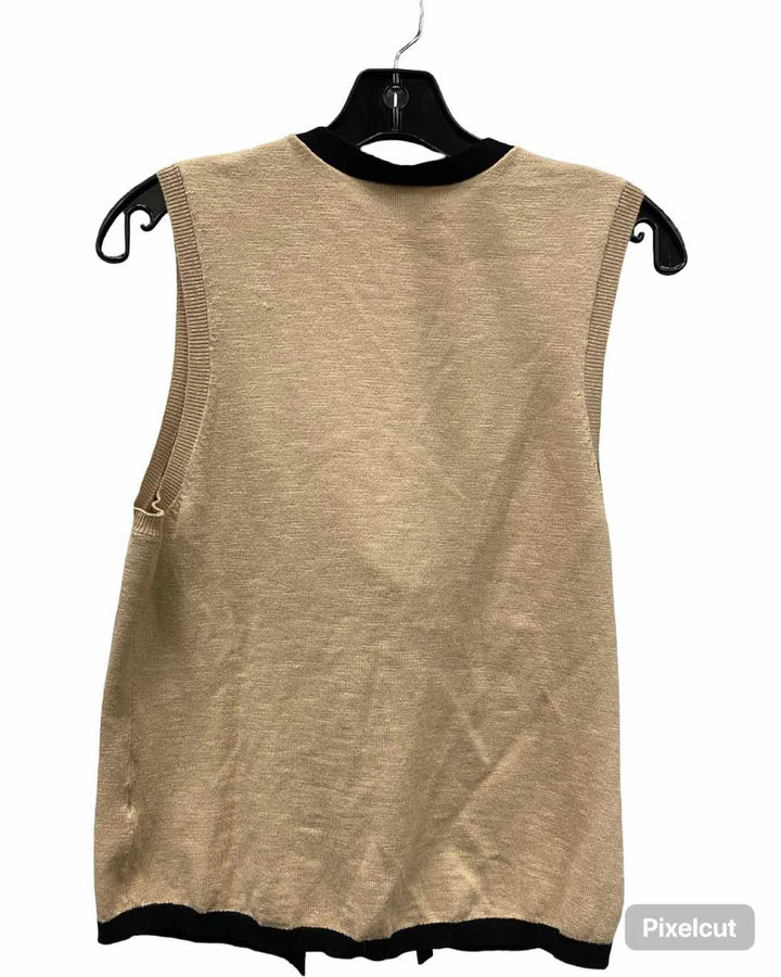 Lovers + Friends Size S Tan Black Vest