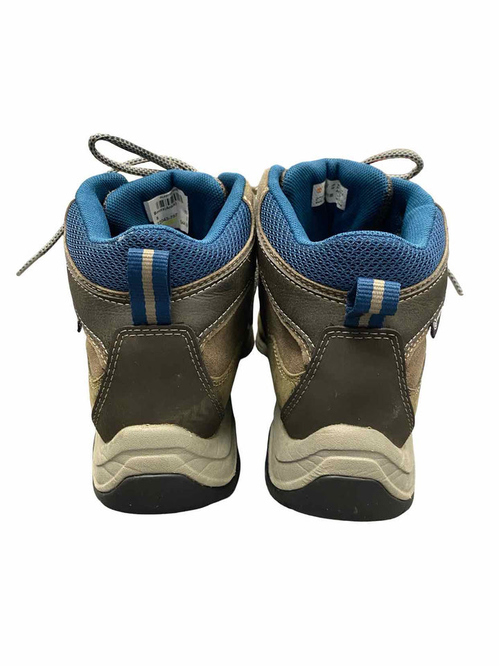 Timberland Shoe Size 8 Green Teal Leather Mt. Maddsen Mid Hiking Boots(Ankle)