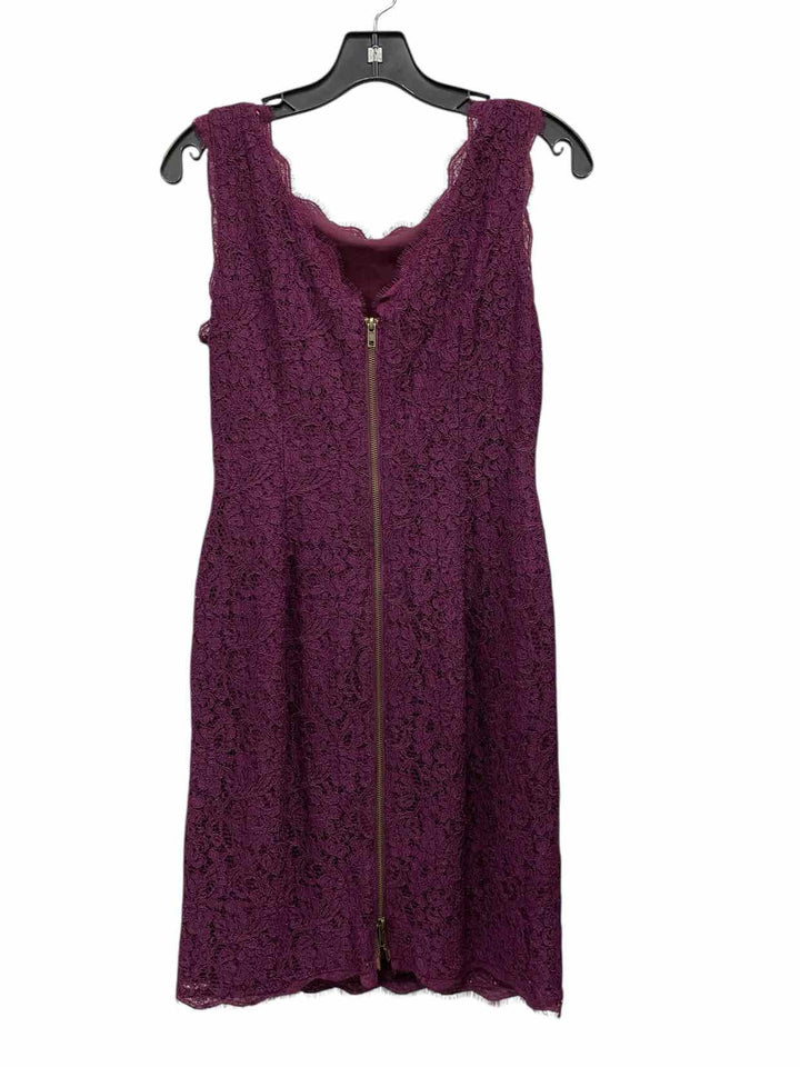 Adriana Papell Size 8 Purple Dress