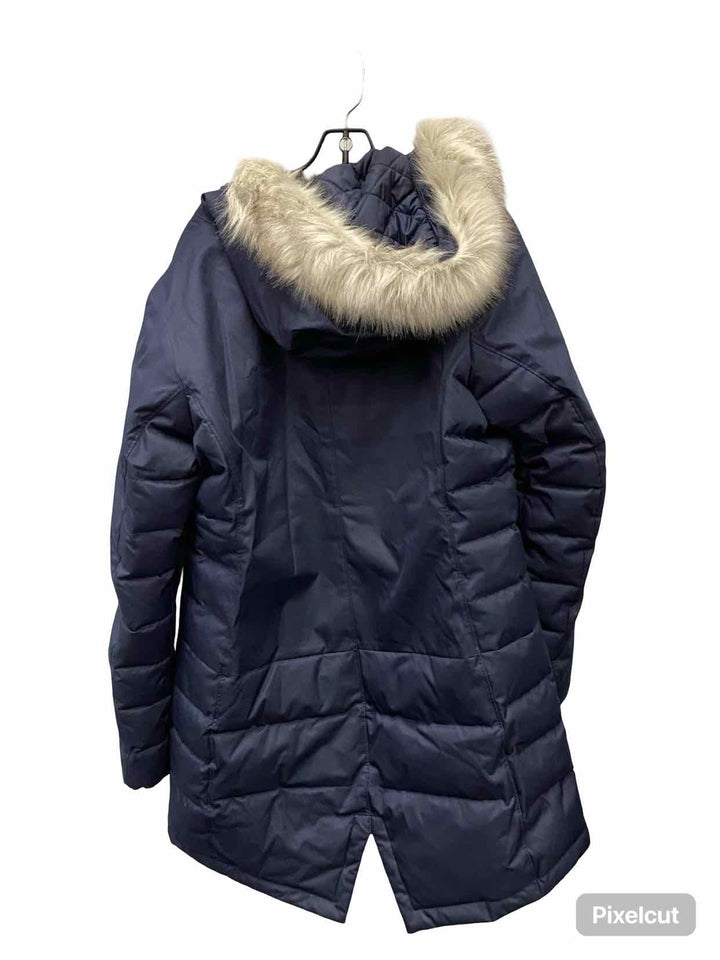 Columbia Size L Navy Coat(Long)