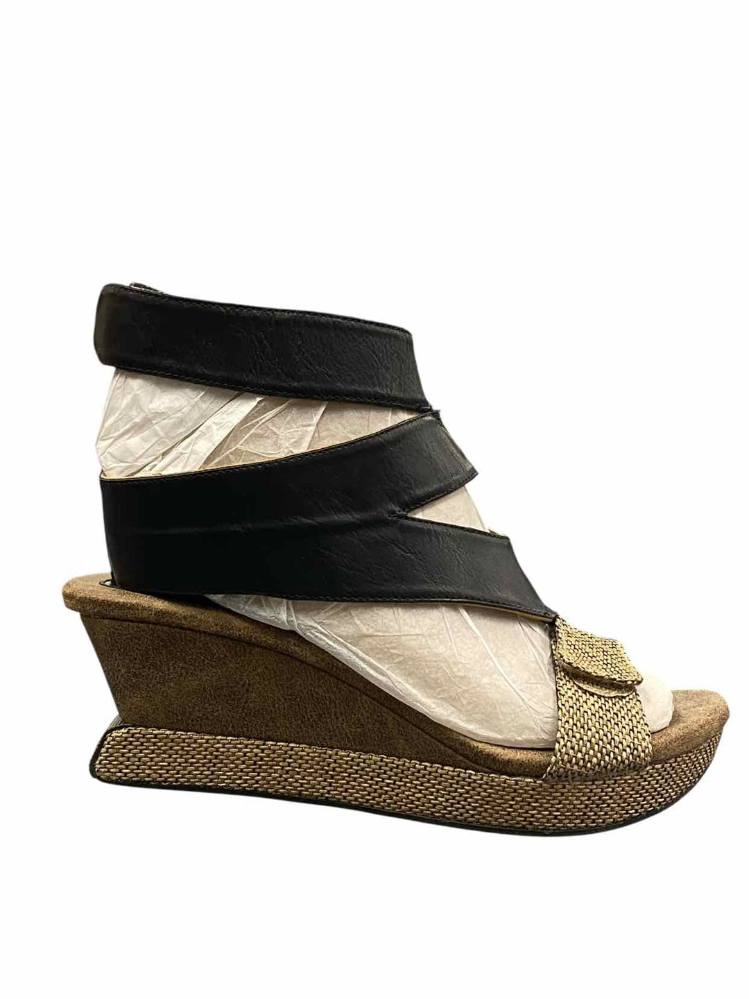 Modzori Shoe Size 8 Brown Black Vegan Reversible Sandals