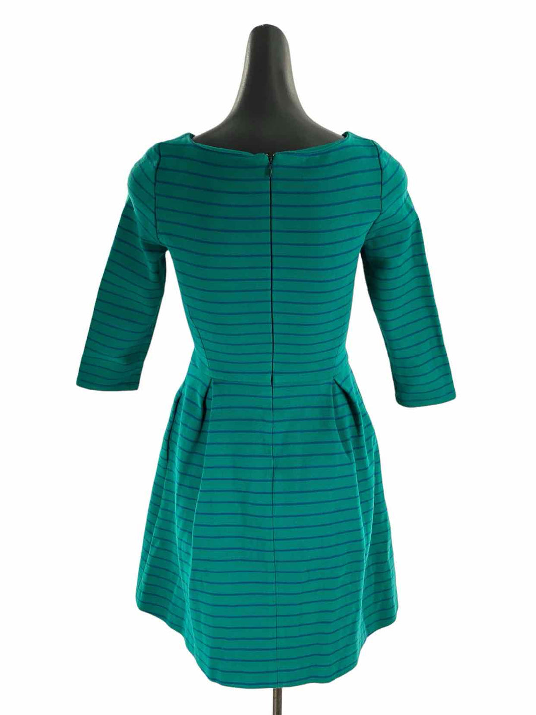 Banana Republic Size 0 Green Blue Stripes Dress