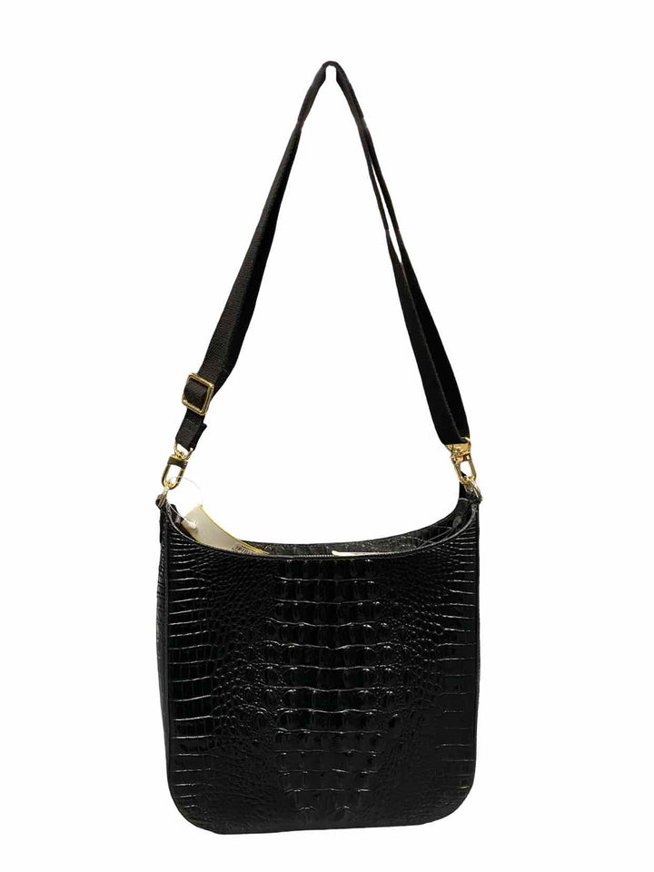 Brahmin Black Leia Crossbody Purse