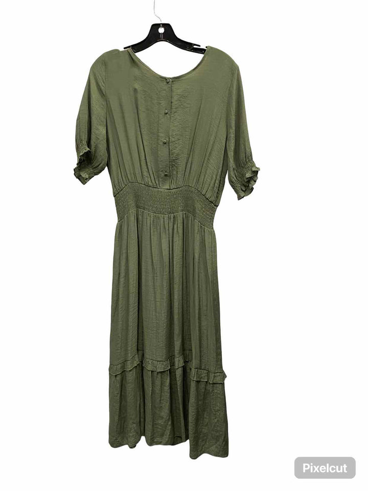Nanette Lepore Size 12 Prairie Sage maxi Dress