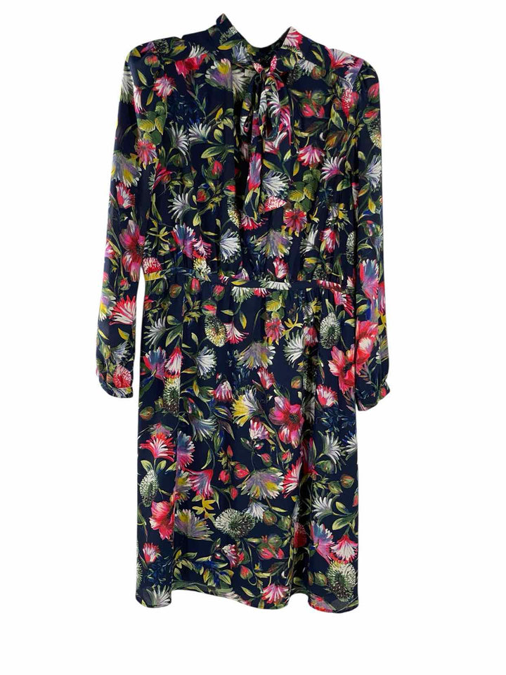 J. Crew Size M Natural Brown Green Floral Dress