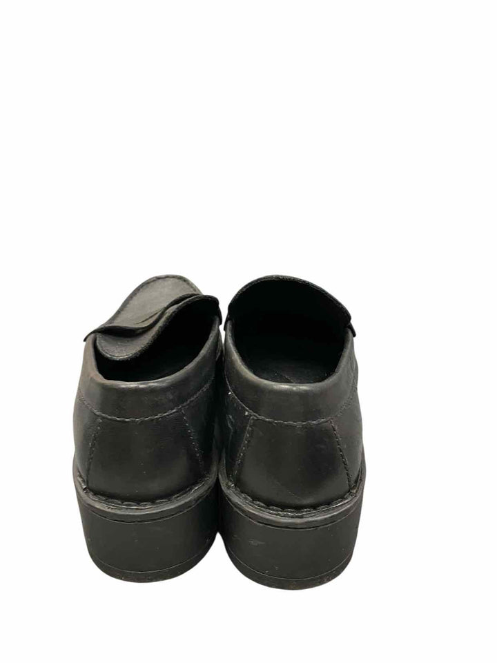 Born Shoe Size 7.5 Black Leather Carrera Loafers