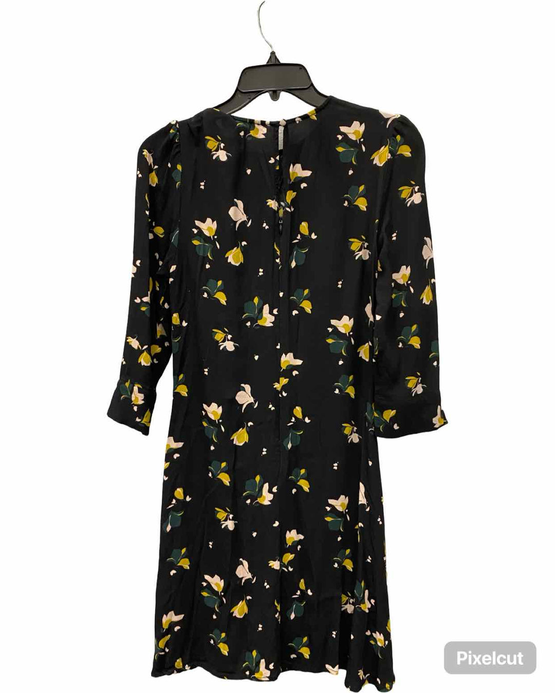 Chelsea 28 Size XS Black Yellow Floral Dress
