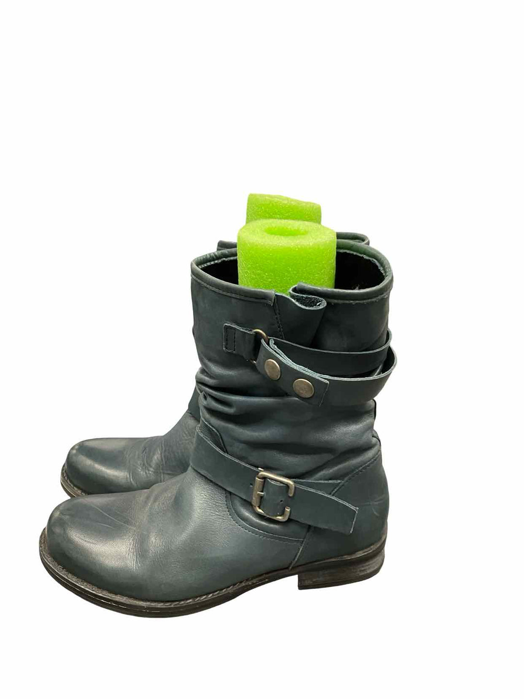 Eric Michael Shoe Size 39 Blue Leather Boots(Ankle)