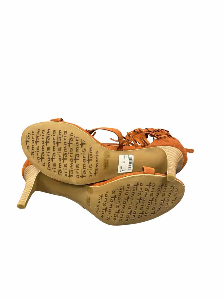 Tamaris Shoe Size 41 Brown Suede Giorgia Heels