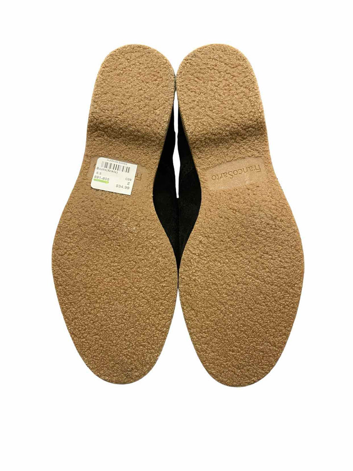 Franco Sarto Shoe Size 6.5 Black Suede Boots(Ankle)